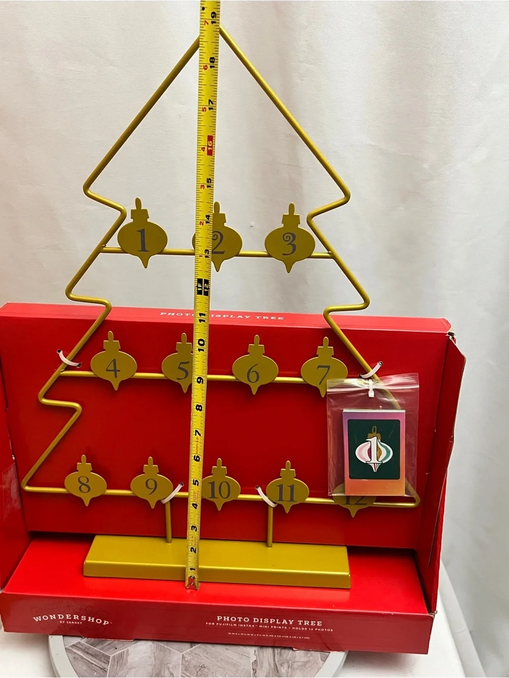 Wondershop Target Christmas Photo Display Tree Instax Mini Holder Advent Decor